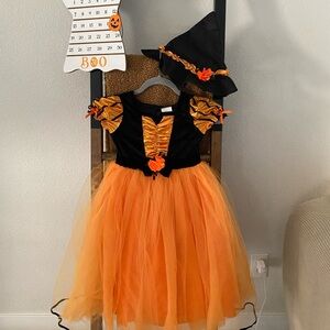 Target Black and Orange Witch Costume for Kids